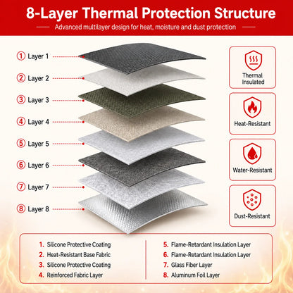 EmberGuard┃Fire-Proof Document Bag